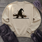 Ink Splatter Grunge Witch Sweatshirt