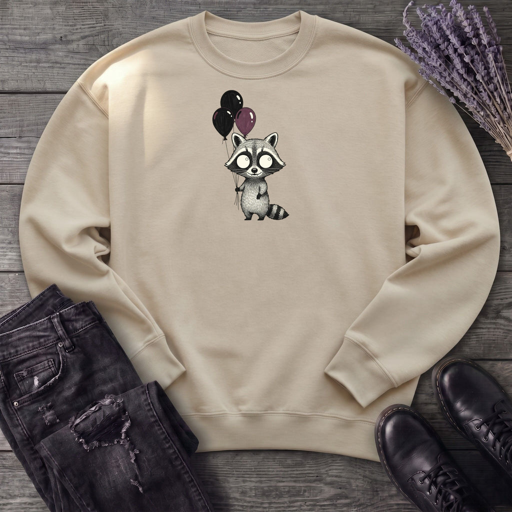 Raccoon Balloons Sweatshirt
