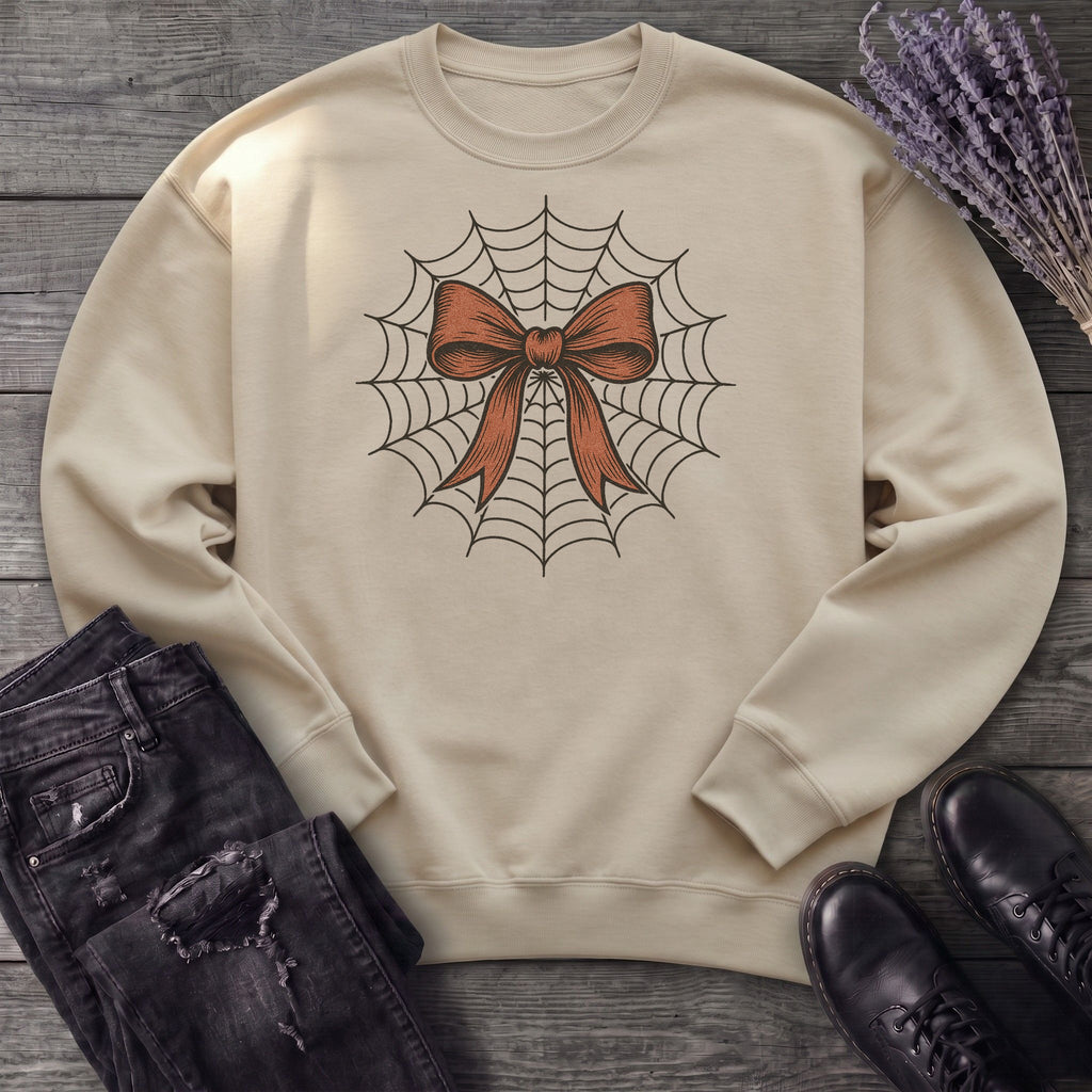 Spiderweb Bow Sweatshirt