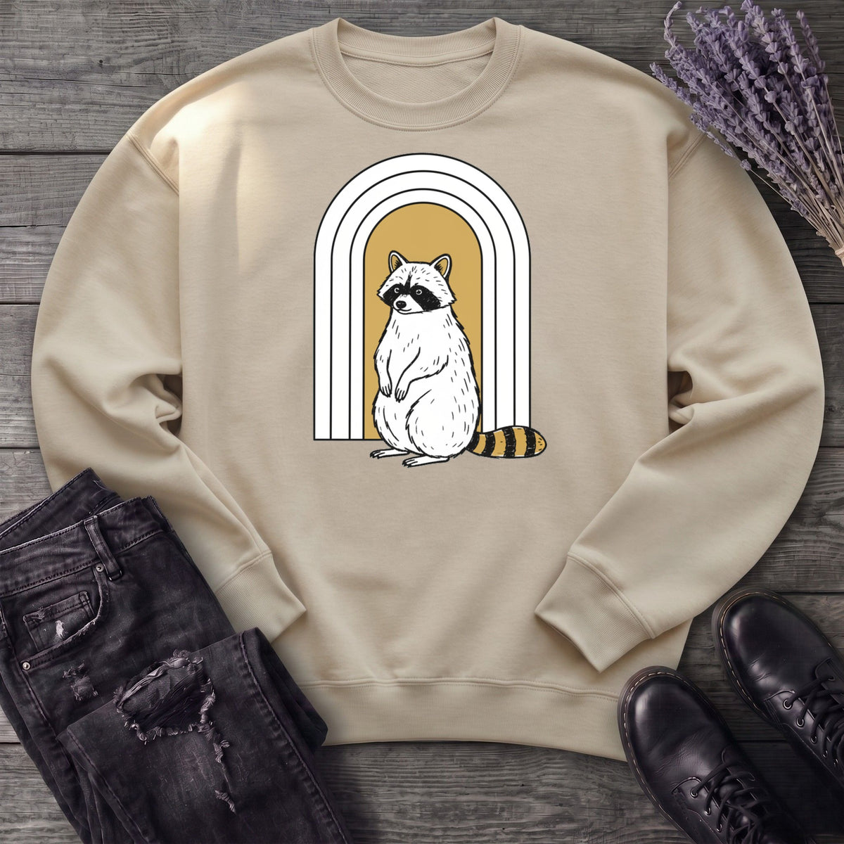Raccoon Arch Sweatshirt