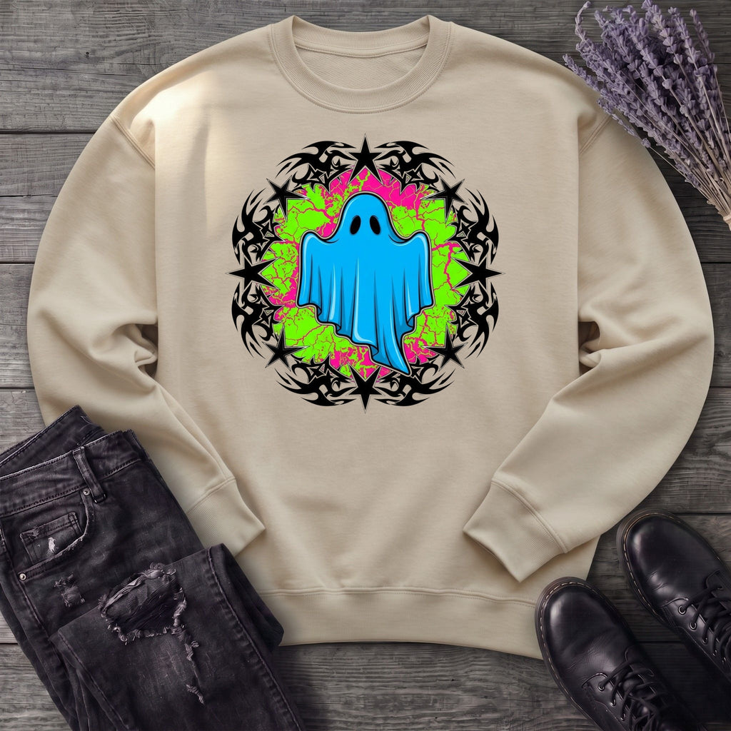 Grunge Star Ghost Sweatshirt