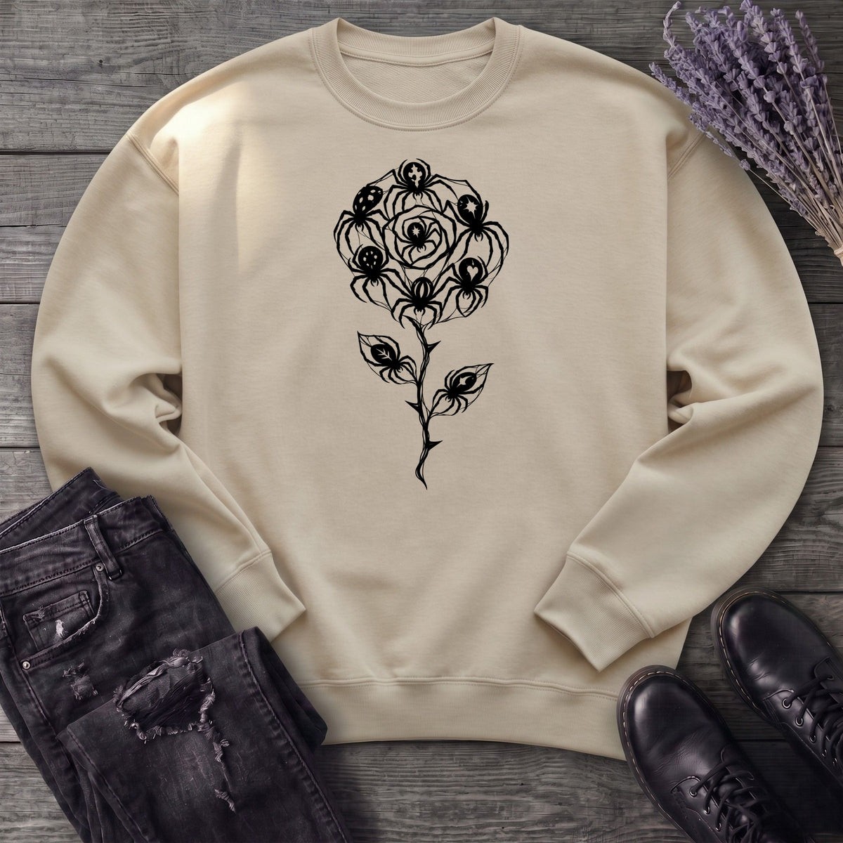 Spider Rose Sweatshirt