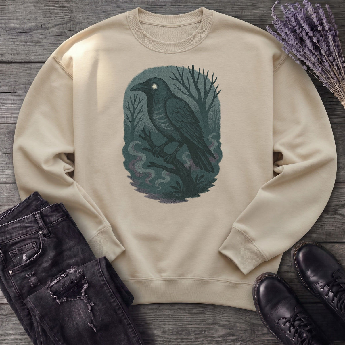 Woodland Spirits Raven Sweatshirt