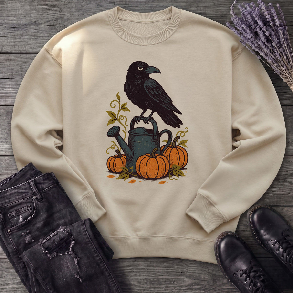 Raven Pumpkin Patch Sweatshirt