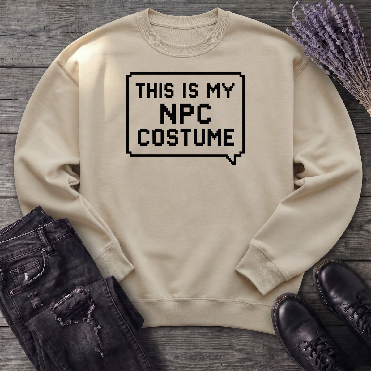 This Is My Npc Costume Sweatshirt