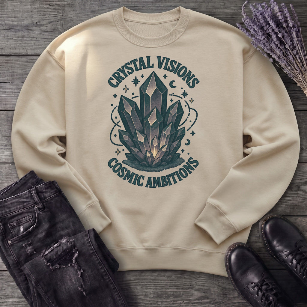 Crystal Visions Cosmic Ambitions Sweatshirt