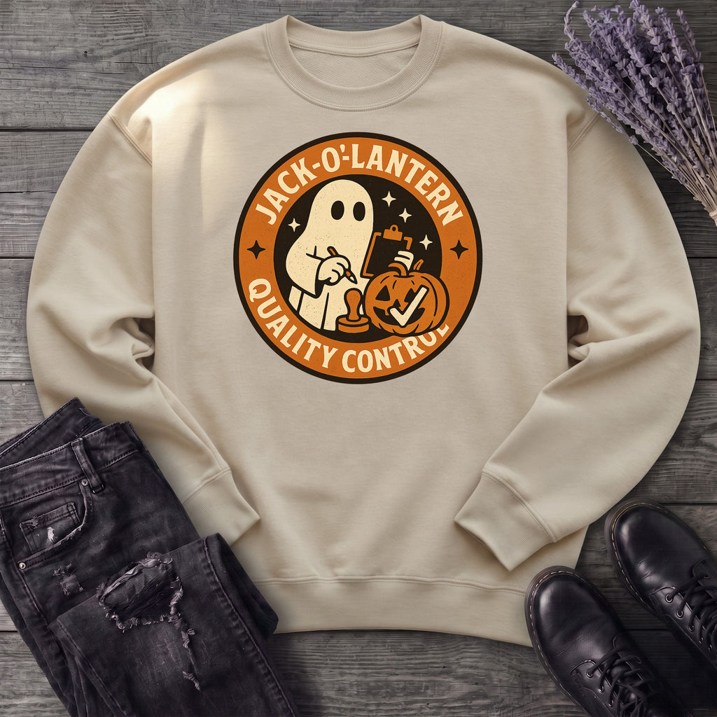 Jack O Lantern Quality Control Sweatshirt