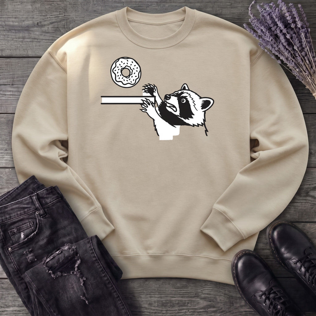 Raccoon Donut Sweatshirt