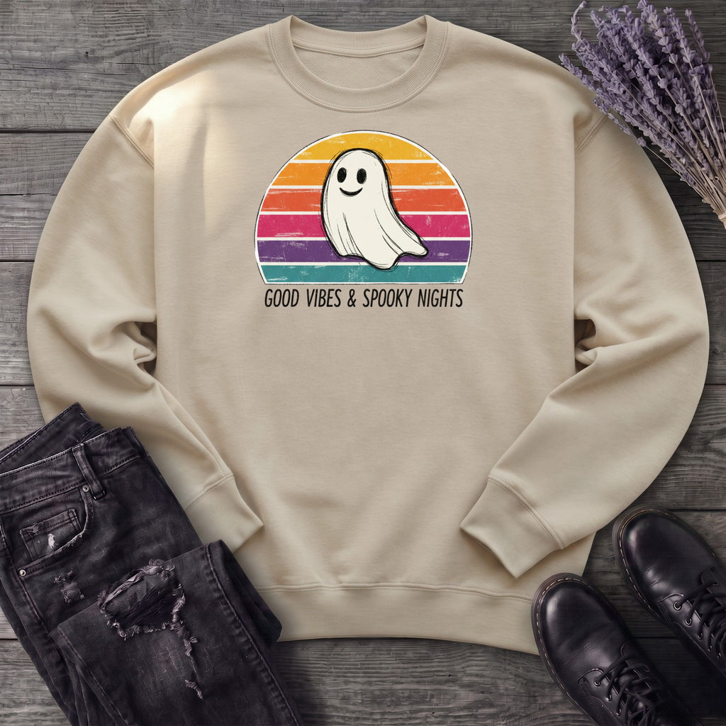 Good Vibes And Spooky Nights Sweatshirt