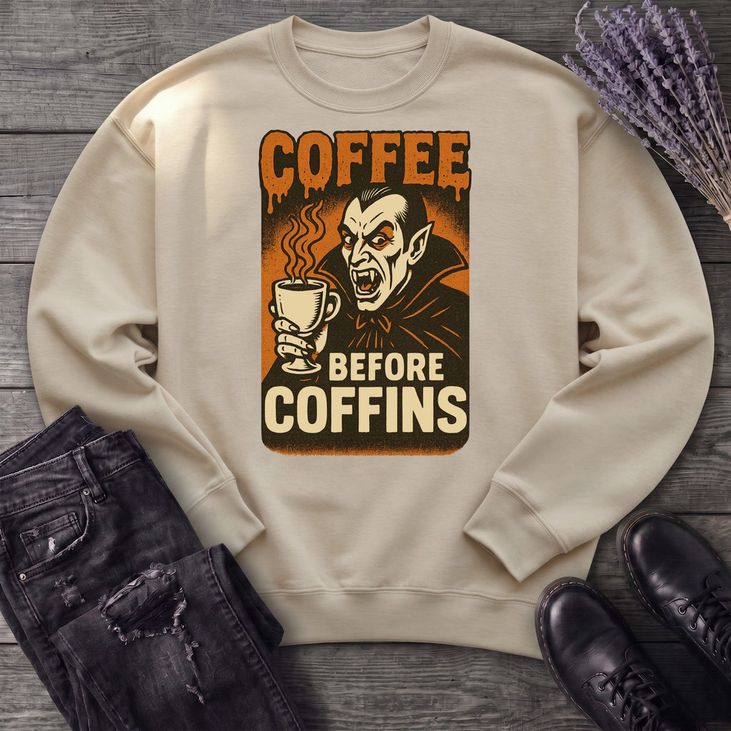 Coffee Before Coffins Sweatshirt