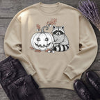 Raccoon And Pumpkin Sweatshirt