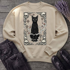 Cat Skull Card Sweatshirt