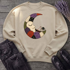 Spider Stitching Moon Sweatshirt