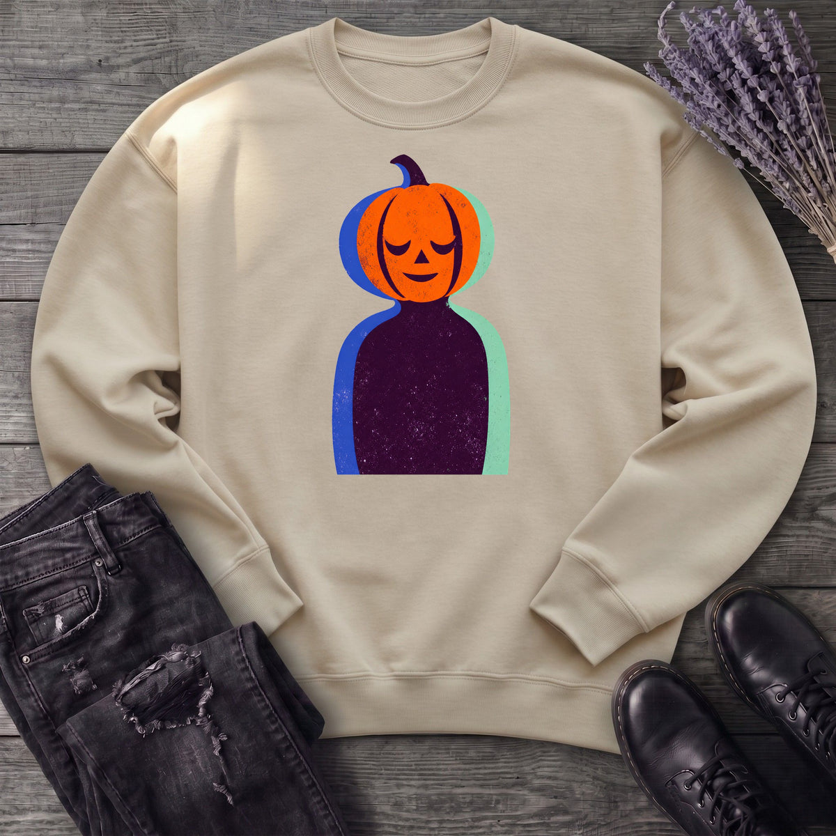 Serene Pumpkin Sweatshirt