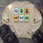 Spooky But Sweet Grid Sweatshirt