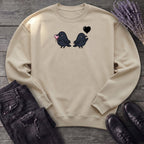 Cute Crow Couple Sweatshirt
