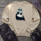 tropical ghost silhouette Sweatshirt
