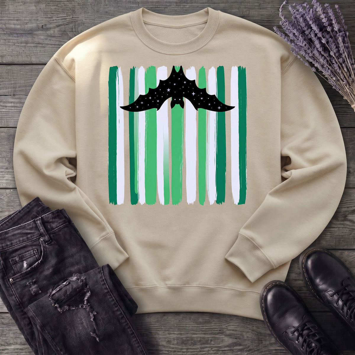celestial dopamine maximalist bat Sweatshirt