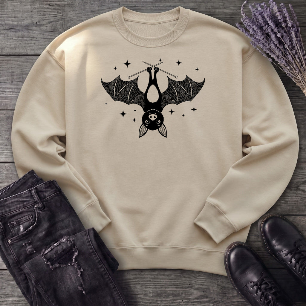 Bat Knitting Sweatshirt