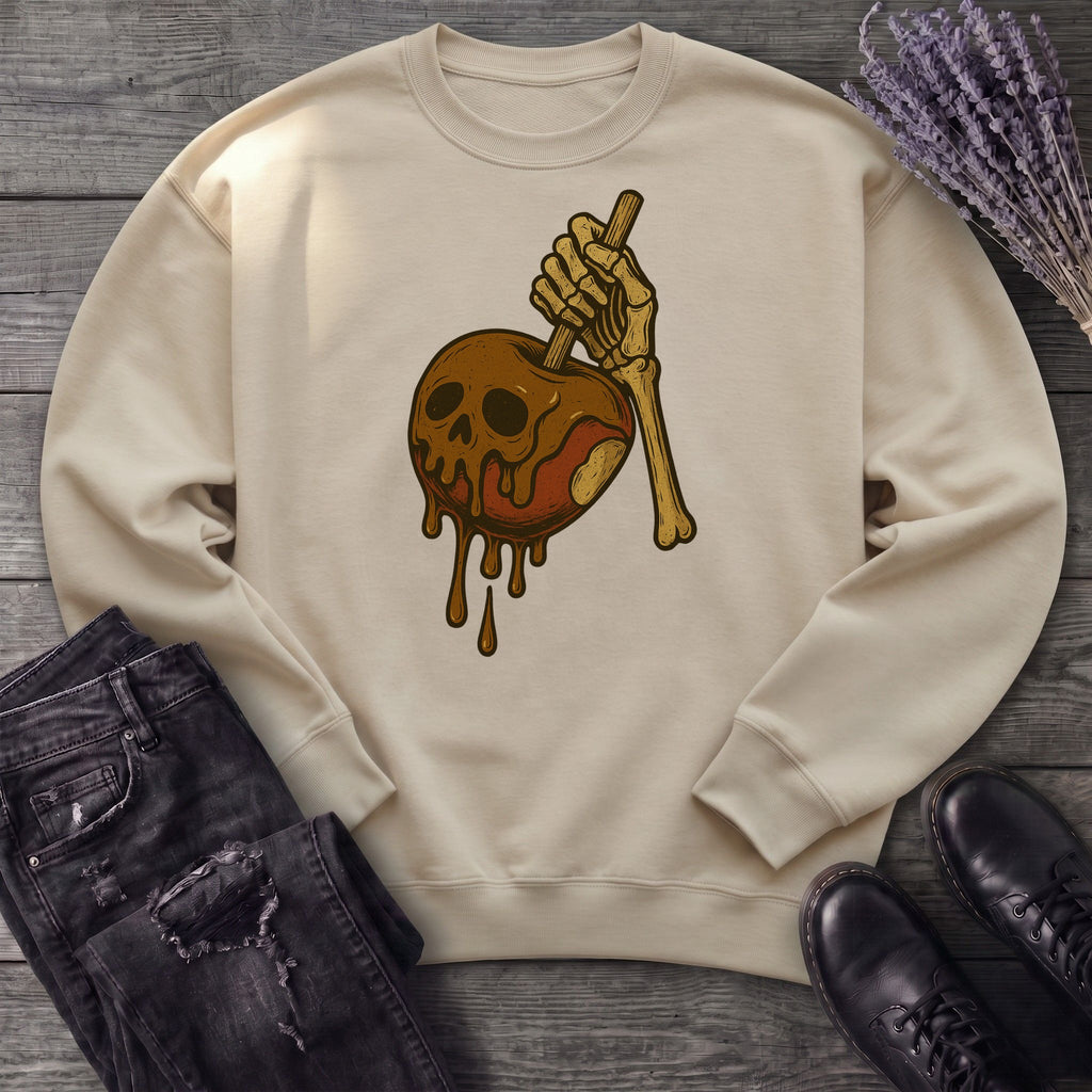 Caramel Apple Skull Sweatshirt