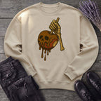 Caramel Apple Skull Sweatshirt
